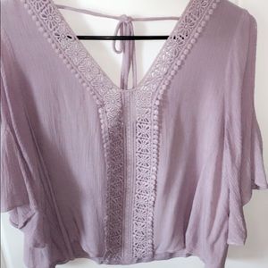 Lavender blouse